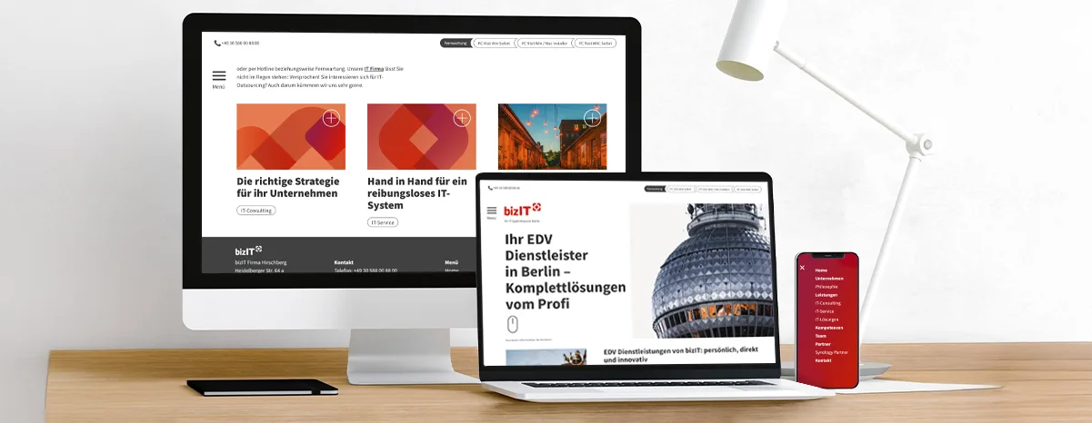 bizIT – Performance und Barrierefreiheit durch WordPress-Integration